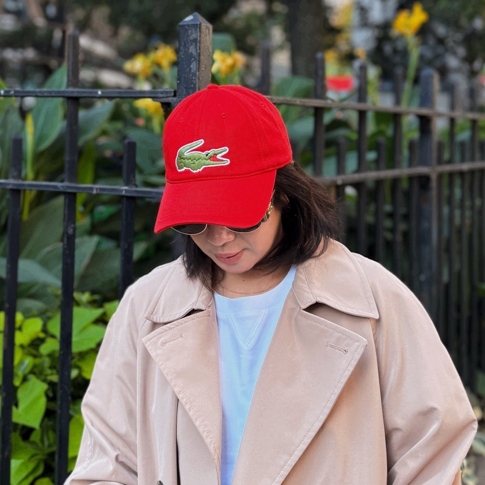 LACOSTE BASEBALL EMBROIDERED HATS UNISEX